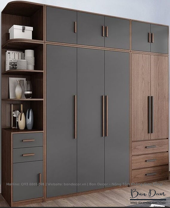 Tủ quần áo gỗ công nghiệp