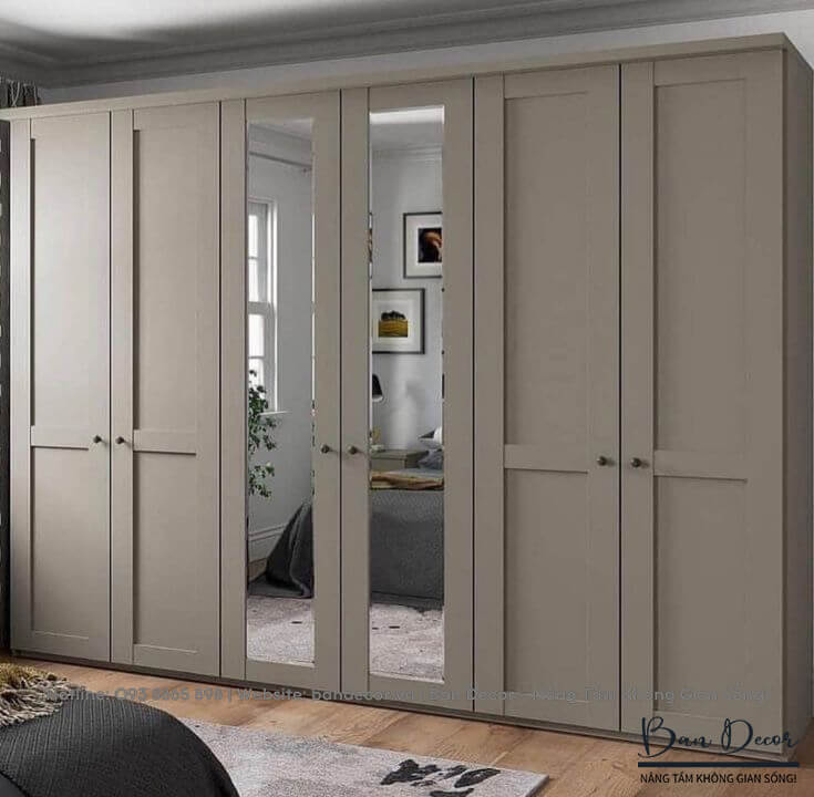 Tủ quần áo gỗ công nghiệp