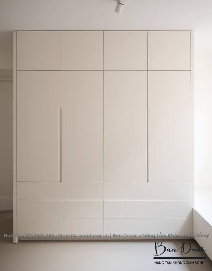 Tủ quần áo gỗ công nghiệp