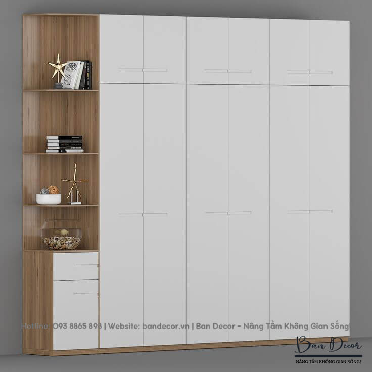 Tủ quần áo gỗ công nghiệp