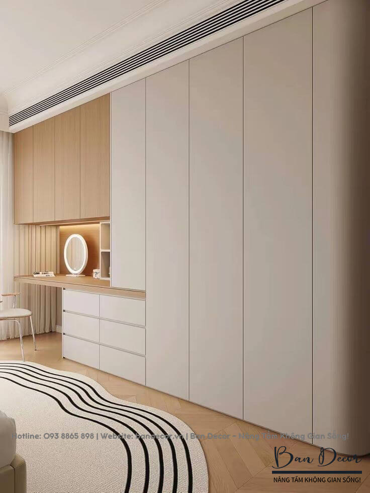 Tủ quần áo gỗ công nghiệp