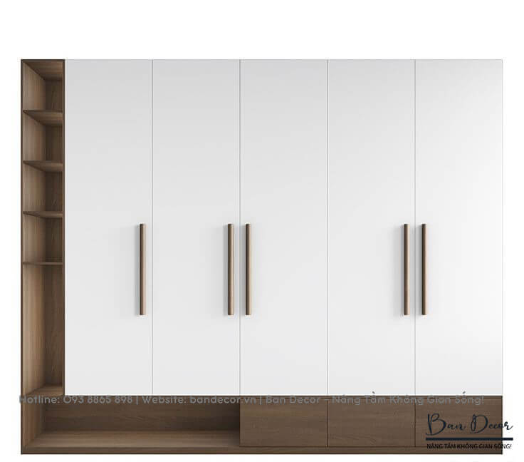 Tủ quần áo gỗ công nghiệp