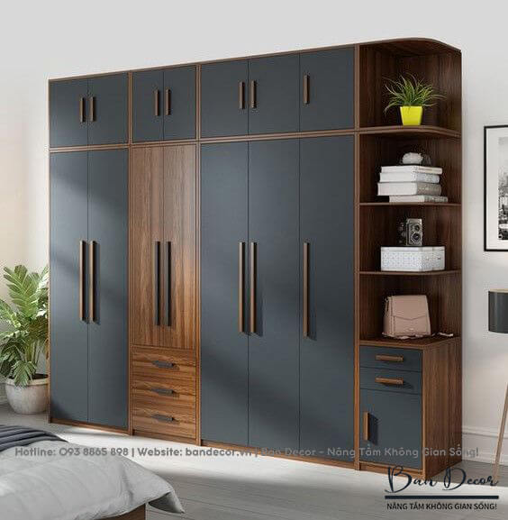 Tủ quần áo gỗ công nghiệp