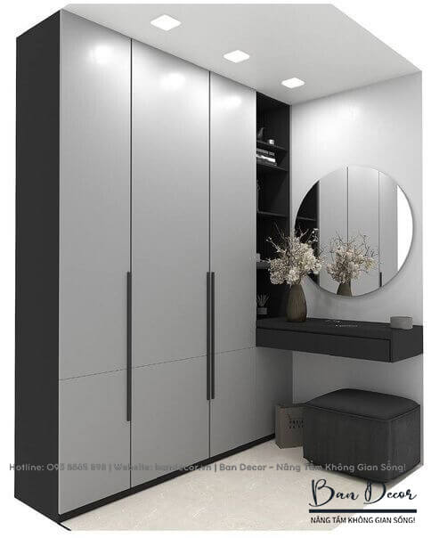 Tủ quần áo gỗ công nghiệp