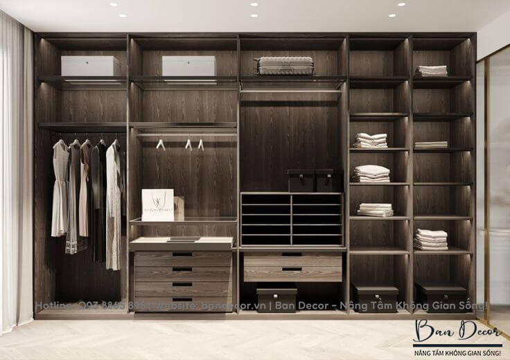 Tủ quần áo gỗ công nghiệp