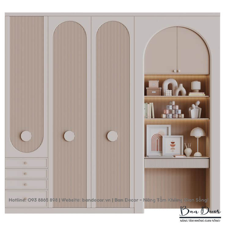 Tủ quần áo gỗ công nghiệp