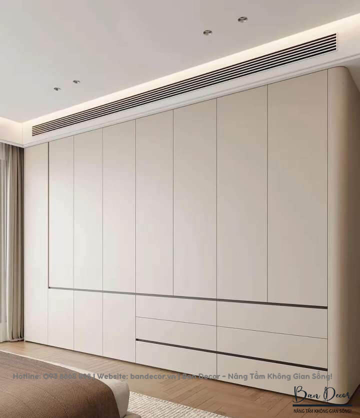 Tủ quần áo gỗ công nghiệp