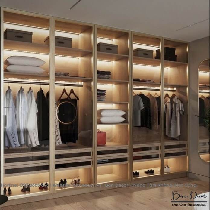 Tủ quần áo gỗ công nghiệp