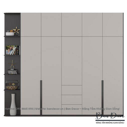 Tủ quần áo gỗ công nghiệp