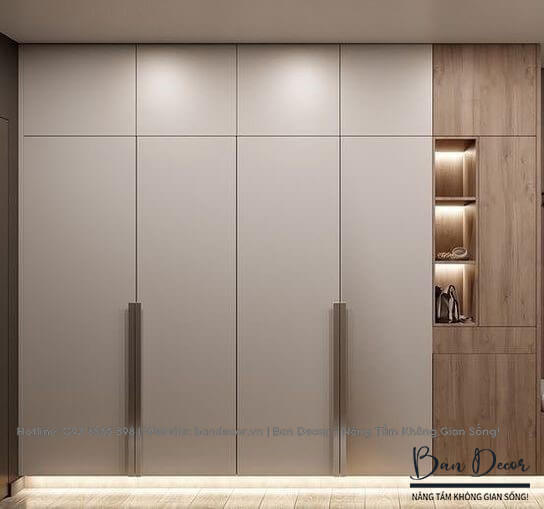 Tủ quần áo gỗ công nghiệp