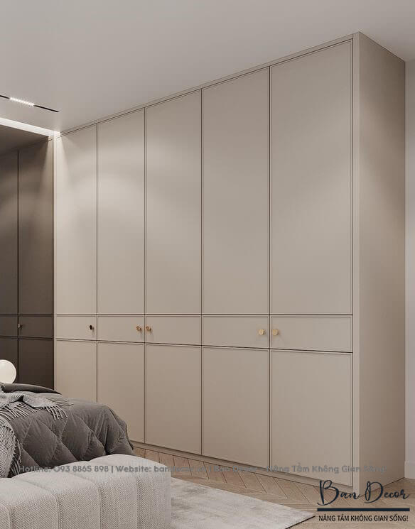 Tủ quần áo gỗ công nghiệp