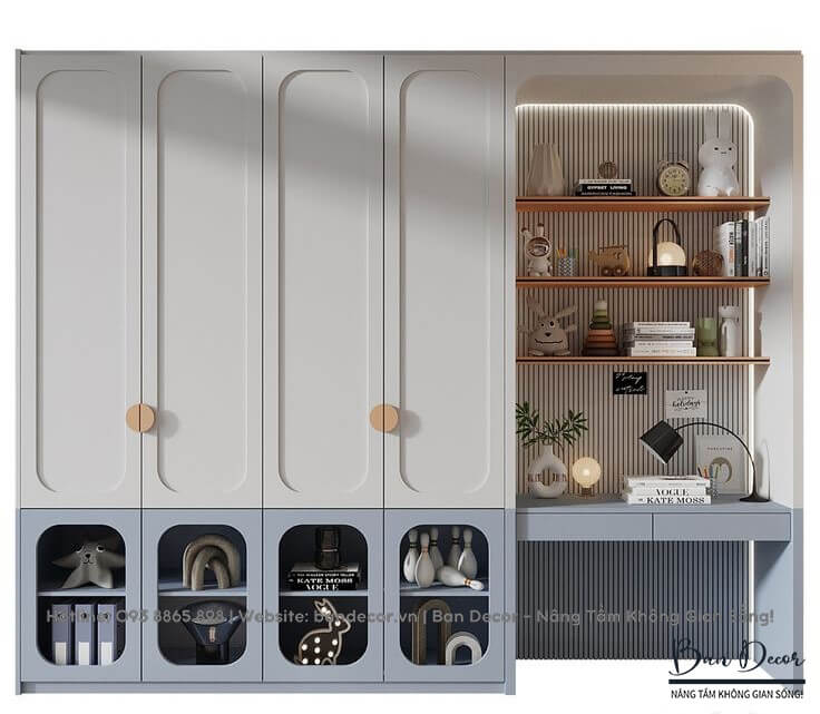 Tủ quần áo gỗ công nghiệp