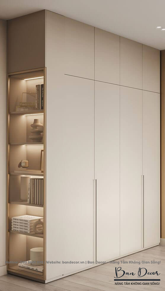 Tủ quần áo gỗ công nghiệp