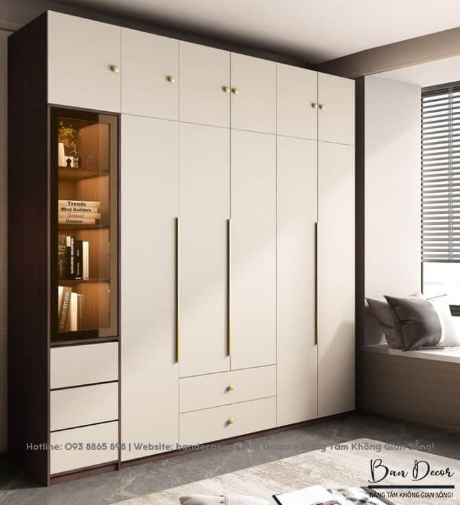 Tủ quần áo gỗ công nghiệp