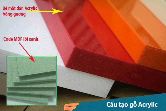 Tủ bếp ACrylic Tủ bếp ACrylic