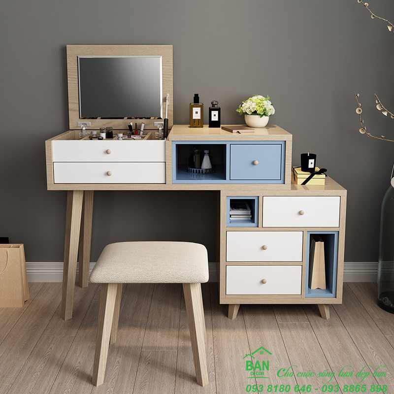 Bàn phấn trang điểm gỗ Bàn phấn trang điểm gỗ