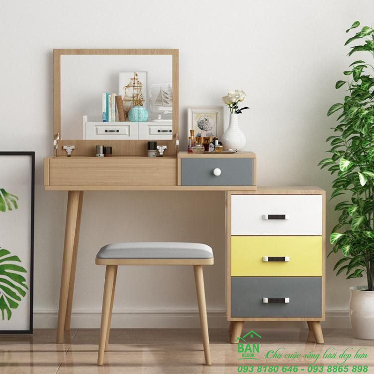 Bàn phấn trang điểm gỗ Bàn phấn trang điểm gỗ