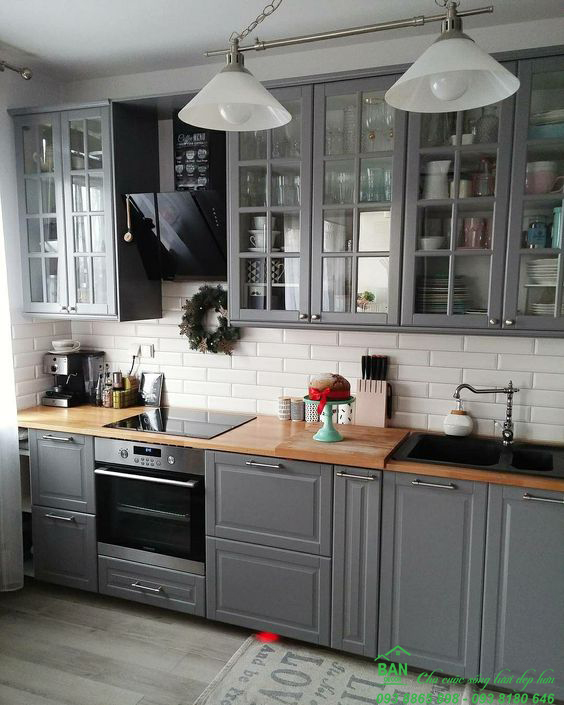 Mẫu tủ bếp đẹp Mẫu tủ bếp đẹp