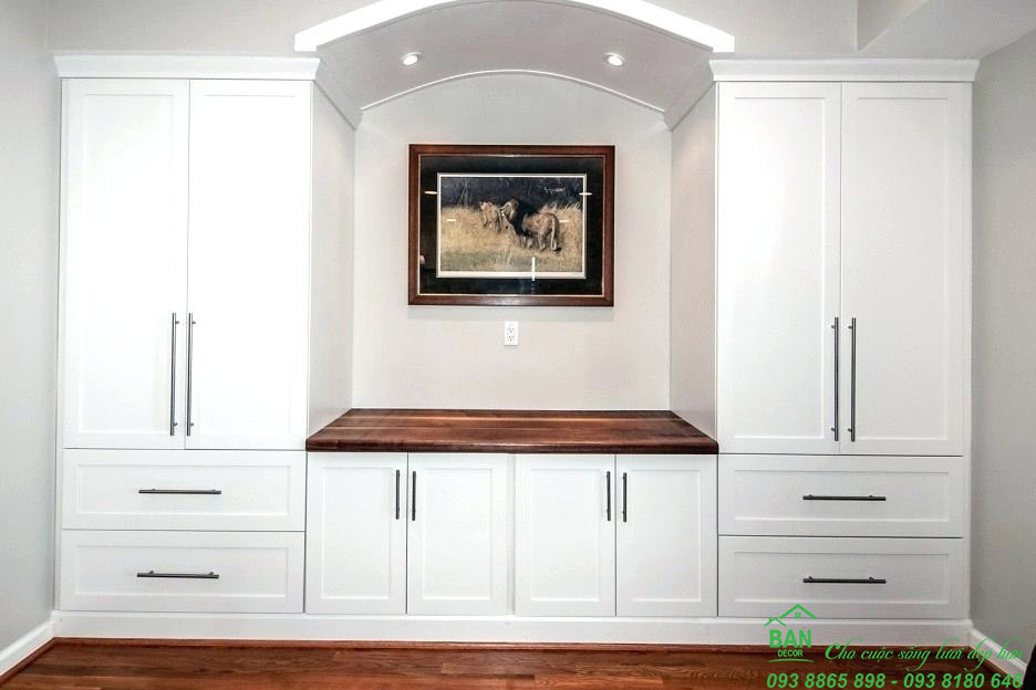 Mẫu tủ quần áo âm tường Mẫu tủ quần áo âm tường