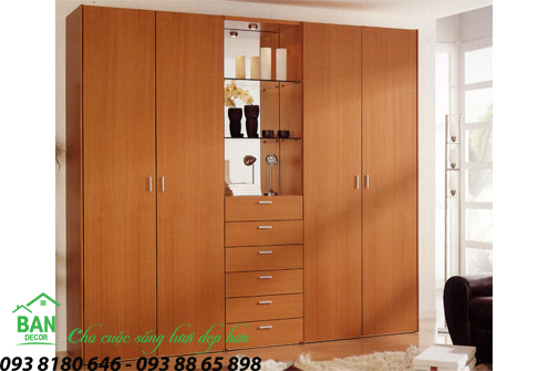 Tủ quần áo gỗ công nghiệp giá rẻ Tủ quần áo gỗ công nghiệp giá rẻ