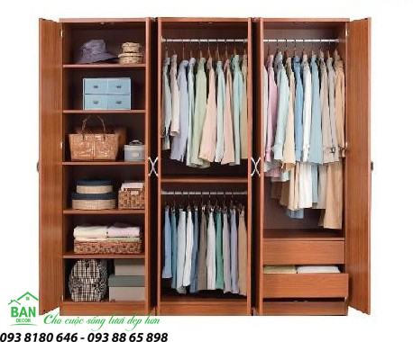 Tủ quần áo gỗ công nghiệp giá rẻ Tủ quần áo gỗ công nghiệp giá rẻ