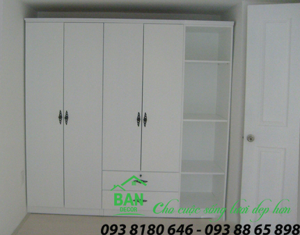 Tủ quần áo gỗ công nghiệp giá rẻ Tủ quần áo gỗ công nghiệp giá rẻ