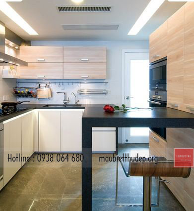 Biêt thự đẹp An Giang- phòng bếp mau-nha-biet-thu-dep-phong-bep-01