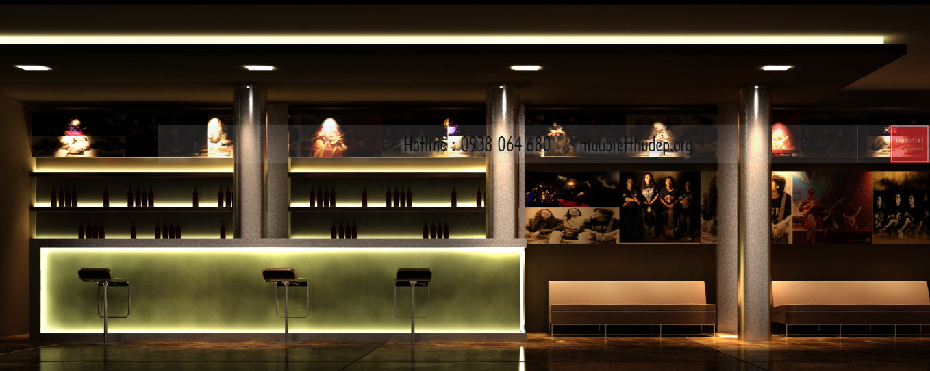 Khu vực reception phục vụ beer và nước cho khách ngay lối vào chính của Thiết kế phòng trà cafe ca nhạc Da Vàng Khu vực reception phục vụ beer và nước cho khách ngay lối vào chính của Thiết kế phòng trà cafe ca nhạc Da Vàng