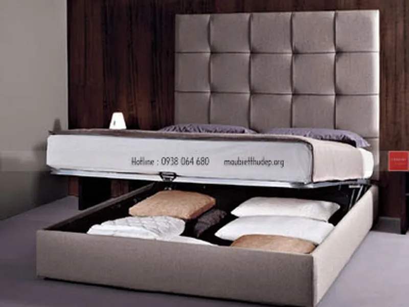 Biệt thự đẹp -nội thất phòng ngủ - giường đa năng 02