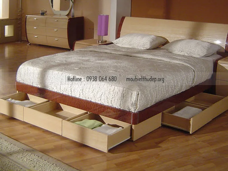 Biệt thự đẹp -nội thất phòng ngủ - giường hiện đại 43