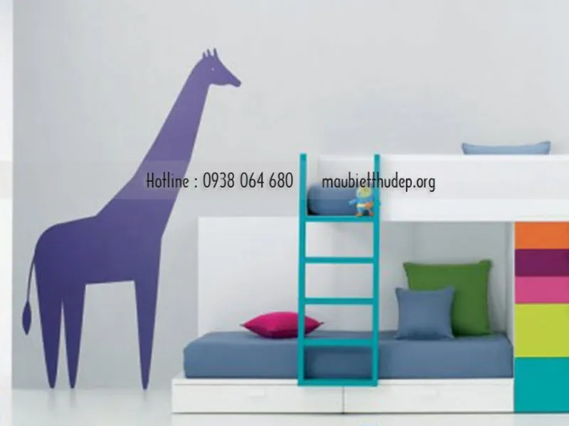 Biệt thự đẹp -nội thất phòng ngủ - giường trẻ em 30