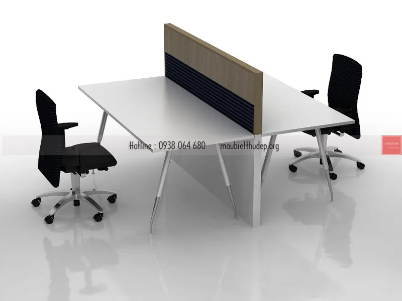 Biệt thự đẹp - Nội thất văn phòng - workstation 01
