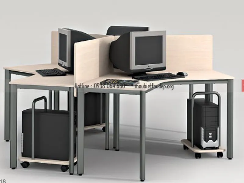 Biệt thự đẹp - Nội thất văn phòng - workstation 03