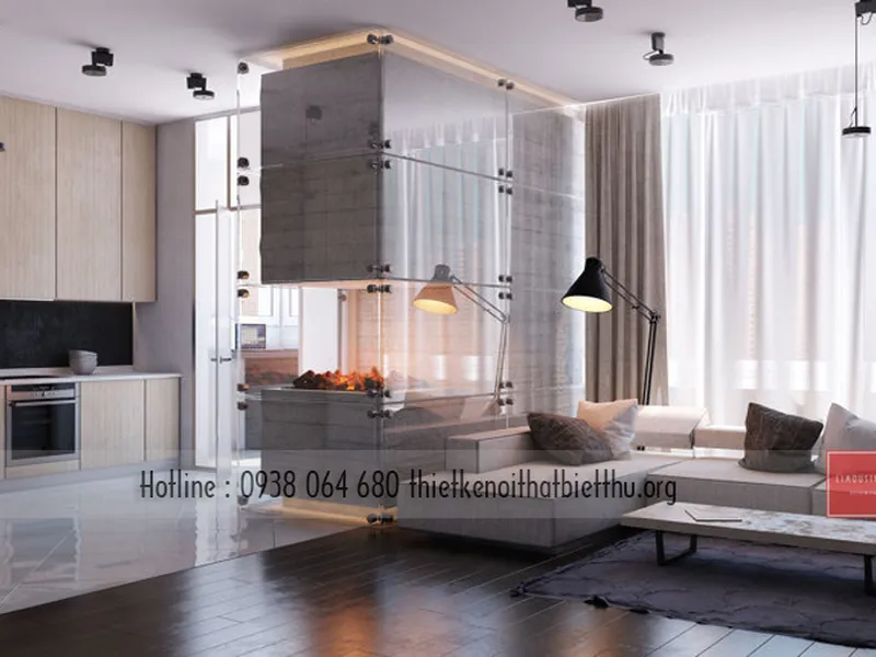 Hình ảnh biệt thự đẹp cực kỳ hiện đại nhưng không kém phần tao nhã do nhóm kiến trúc sư Vitaliy Yurov thiết kế.