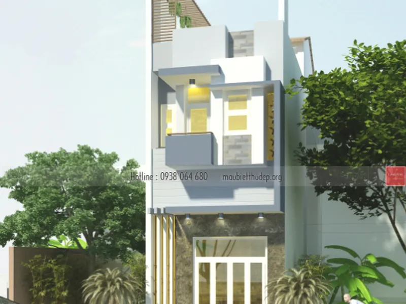 Thiết kế nhà phố đẹp- nhà anh Duy-Cần Thơ