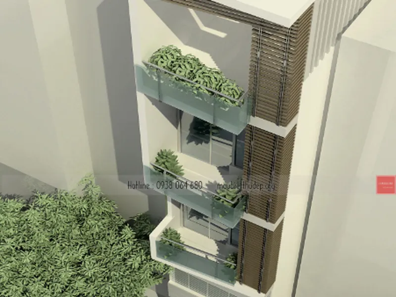 Thiết kế nhà phố đẹp - nhà anh Tâm -Quận 1