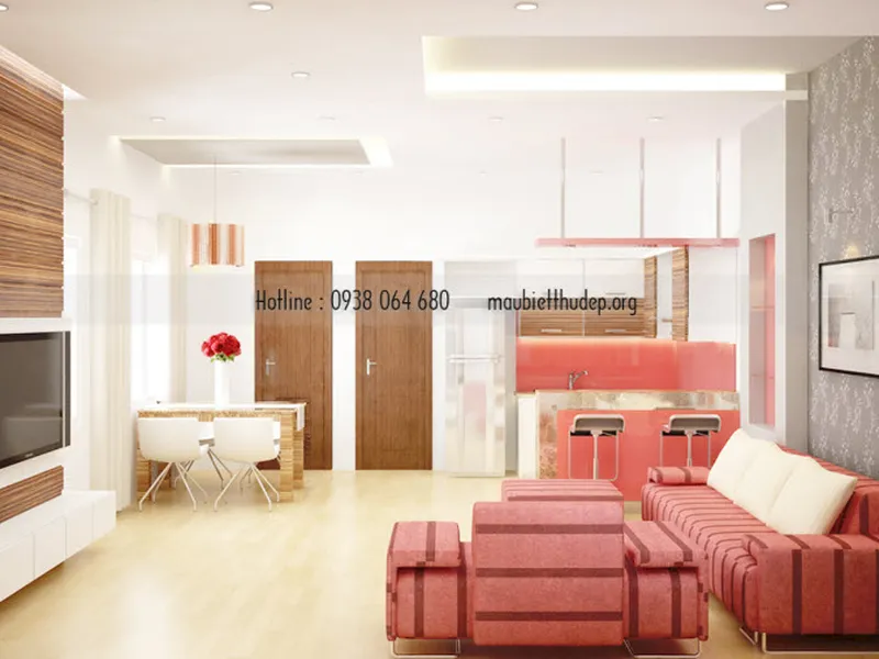 Thiết kế nội thất căn hộ chung cư - anh Quang - Quận 4