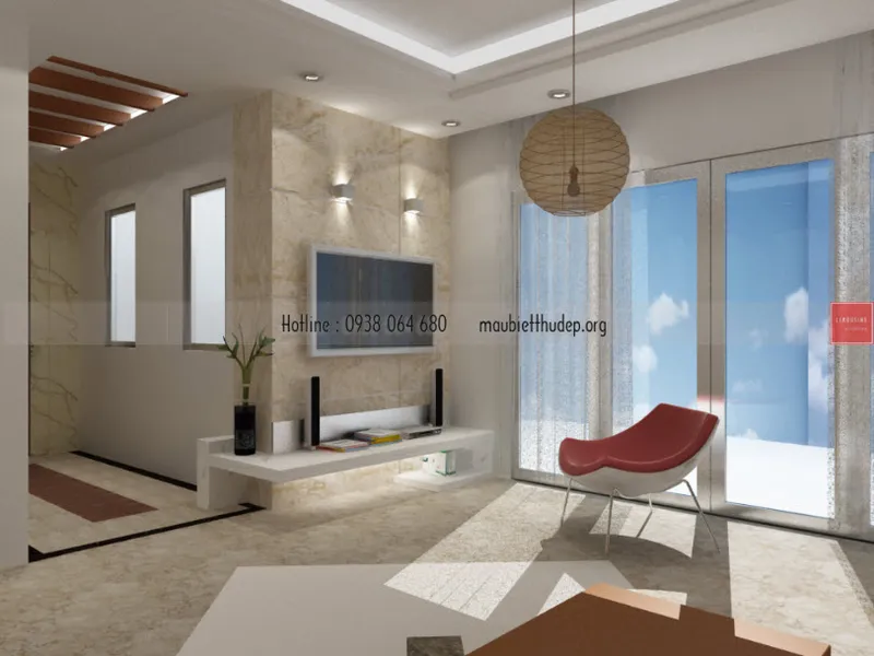 Thiết kế nội thất căn hộ chung cư cao cấp - Blue  Sapphire - cô Tuyến - Quận 6