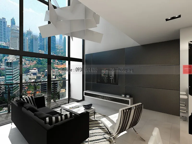 Thiết kế nội thất căn hộ chung cư cao cấp - The Manor - Anh Hải - Quận 11