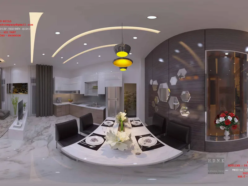 Thiết kế nội thất ngôi biệt thự đẹp cao cấp Thảo Điền - Quận 2- Tp Hồ Chí Minh