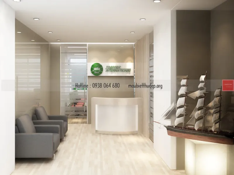 Thiết kế nội thất văn phòng -Toepfer -Sài gòn Center