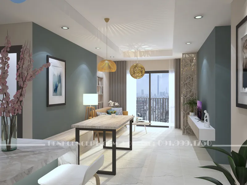 căn hộ chung cư  Pegasuite Tạ Quang Bửu Quận 8 Sáng tạo trong thiết kế thi công nội thất