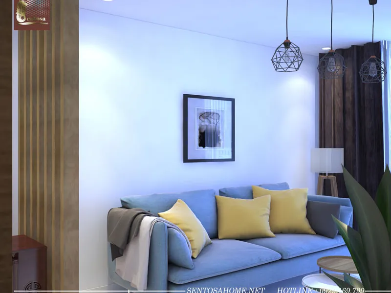 Thiết kế thi công nội thất căn hộ chung cư Vinhomes Grand Park 2 phòng ngủ Quận 9