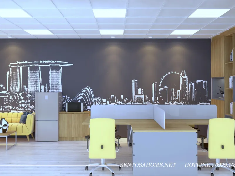 Thiết kế thi công nội thất văn phòng Singapore tại Quận 1 , Tp. Hồ Chí Minh