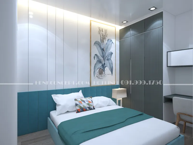 Tư vấn thiết kế thi công nội thất căn hộ chung cư Wilton Tower - Căn hộ 2 phòng ngủ - Quận Bình Thạnh