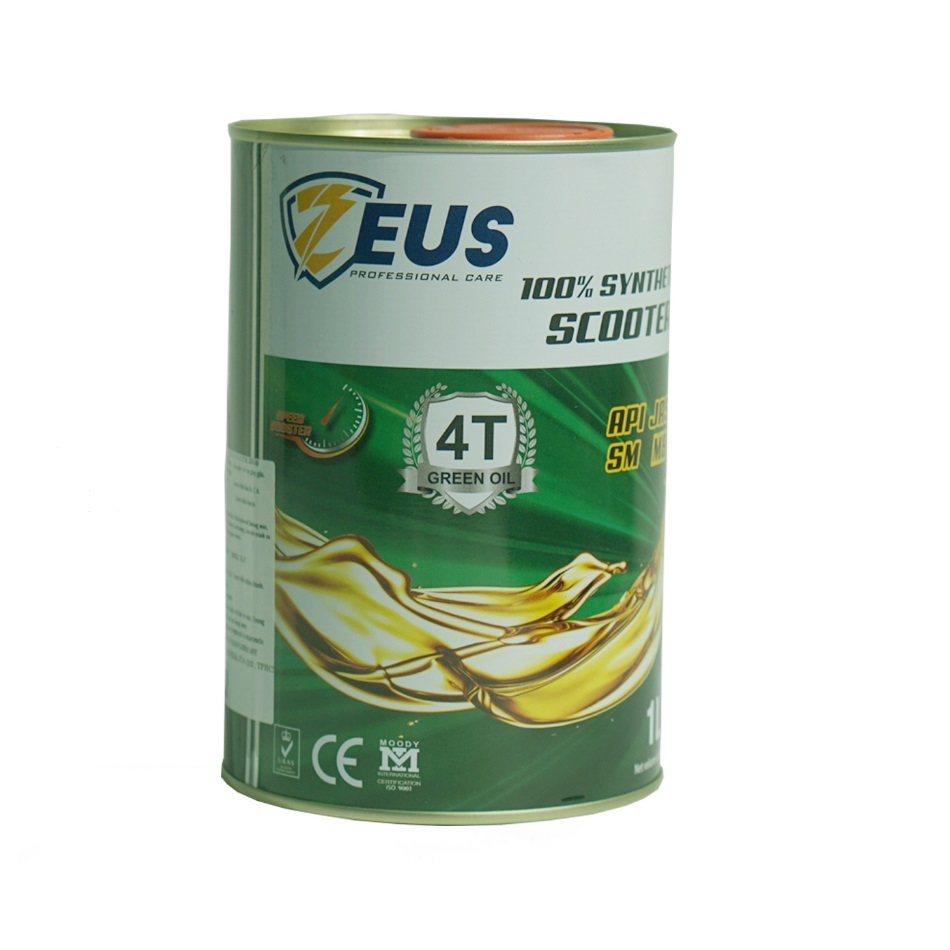 Dầu Nhớt Xe Tay Ga Zeus 4T Scooter 10W40 Tổng Hợp Dầu Nhớt Xe Tay Ga Zeus 4T Scooter 10W40 Tổng Hợp
