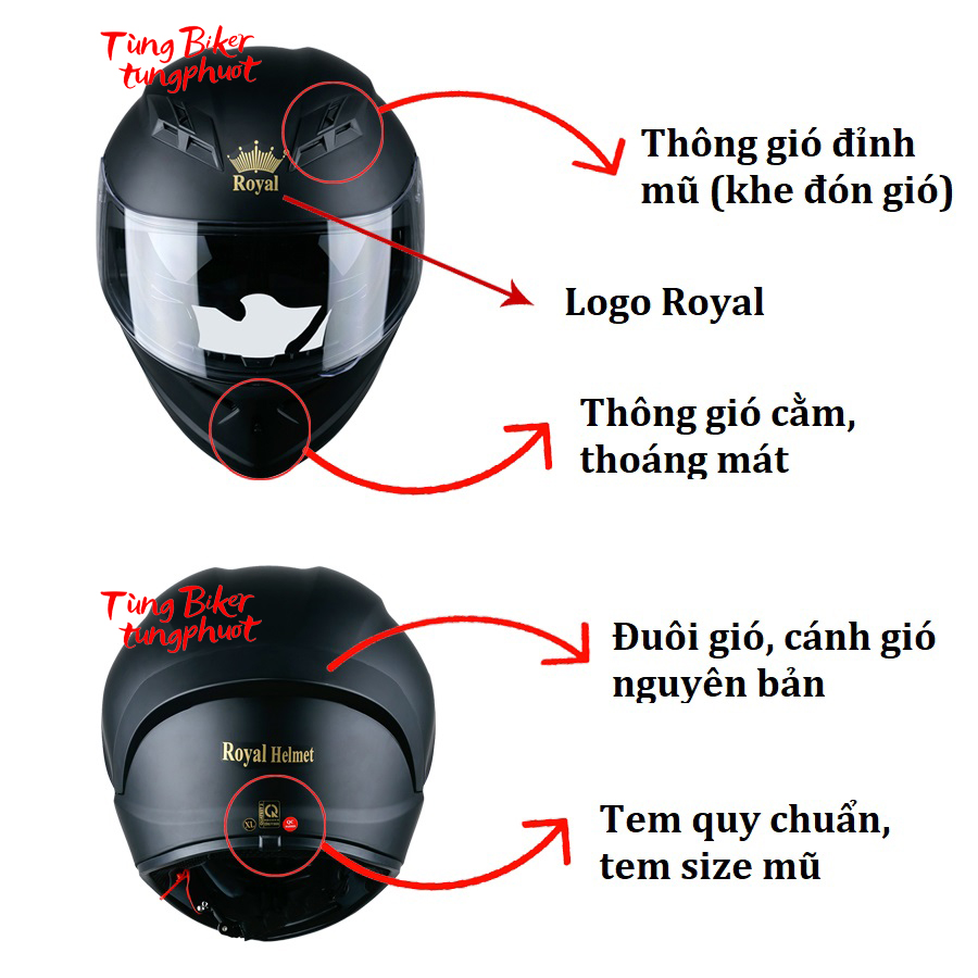 Mũ bảo hiểm Fullface Mũ bảo hiểm Fullface