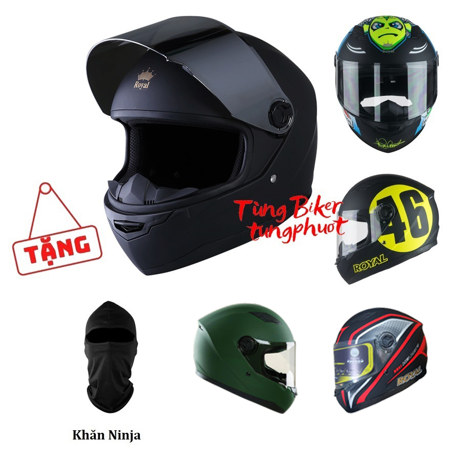 Mũ Bảo Hiểm Full face Royal M136 Mũ Bảo Hiểm Full face Royal M136