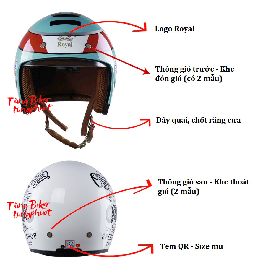 Mũ Bảo Hiểm Royal M139 Kính Râm Mẫu Tem Trơn Siêu Đẹp Mũ Bảo Hiểm Royal M139 Kính Râm Mẫu Tem Trơn Siêu Đẹp