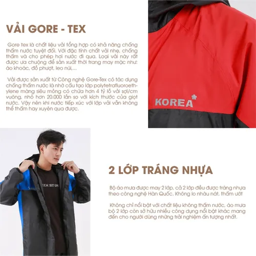 Áo Mưa Bộ Thời Trang Cao Cấp, Bộ Quần Áo Mưa Tiến Linh Giữ Nhiệt, Chống Nước